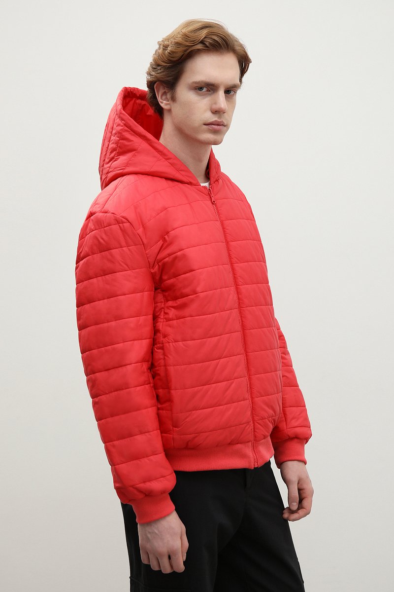 Утепленная куртка в спортивном стиле, Модель FBD21074, Фото №7
