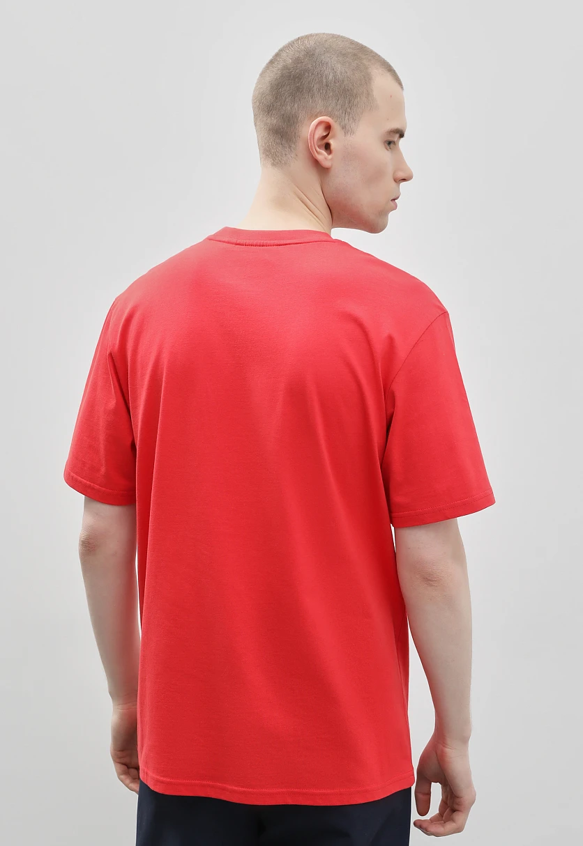 Футболка из хлопка с принтом, Модель FBD210103-1P, Фото №5