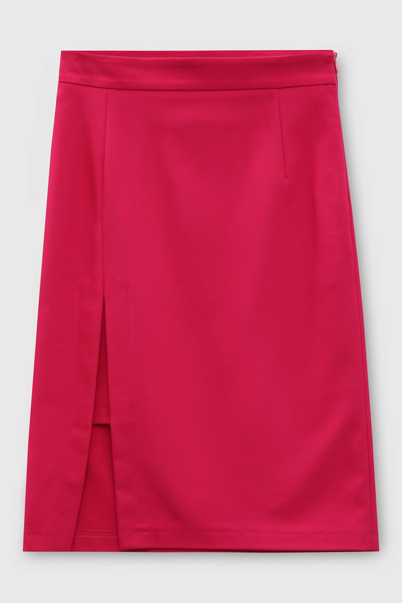Базовая юбка с разрезом, Модель FBD11095, Фото №6