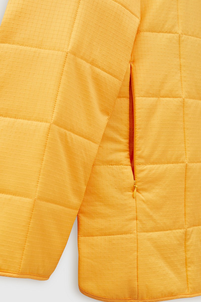 Стеганая куртка с V-образным вырезом, Модель FBD11041, Фото №6