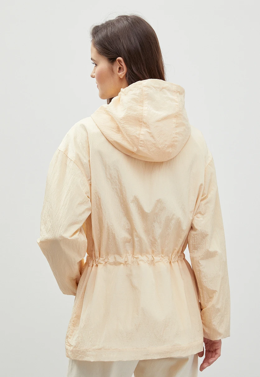 Ветровка oversize силуэта с капюшоном, Модель FBD11059, Фото №5