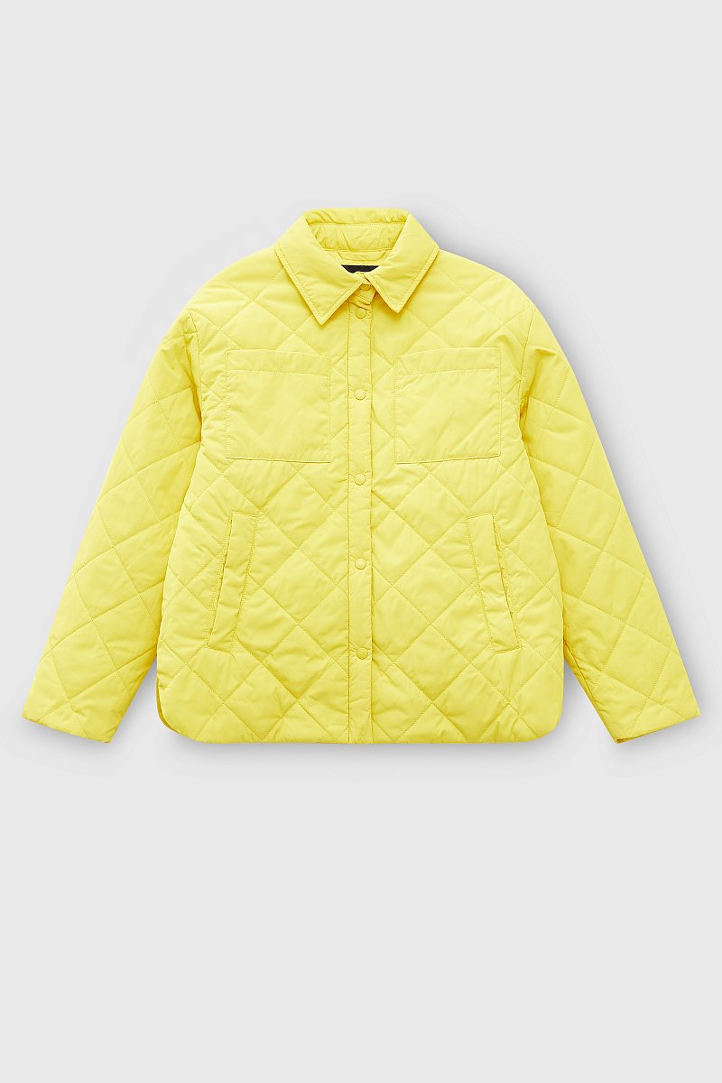 Стеганая куртка-рубашка, Модель FBD11026, Фото №8