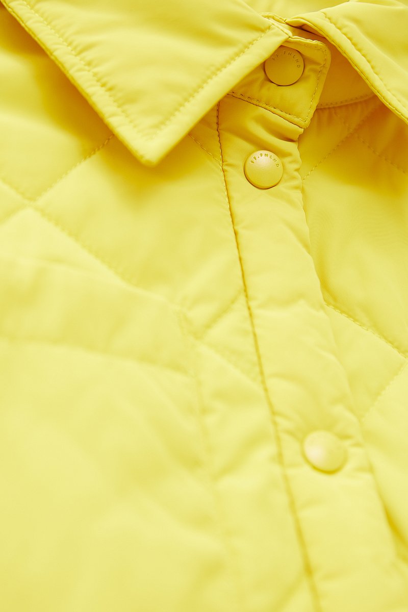 Стеганая куртка-рубашка, Модель FBD11026, Фото №7
