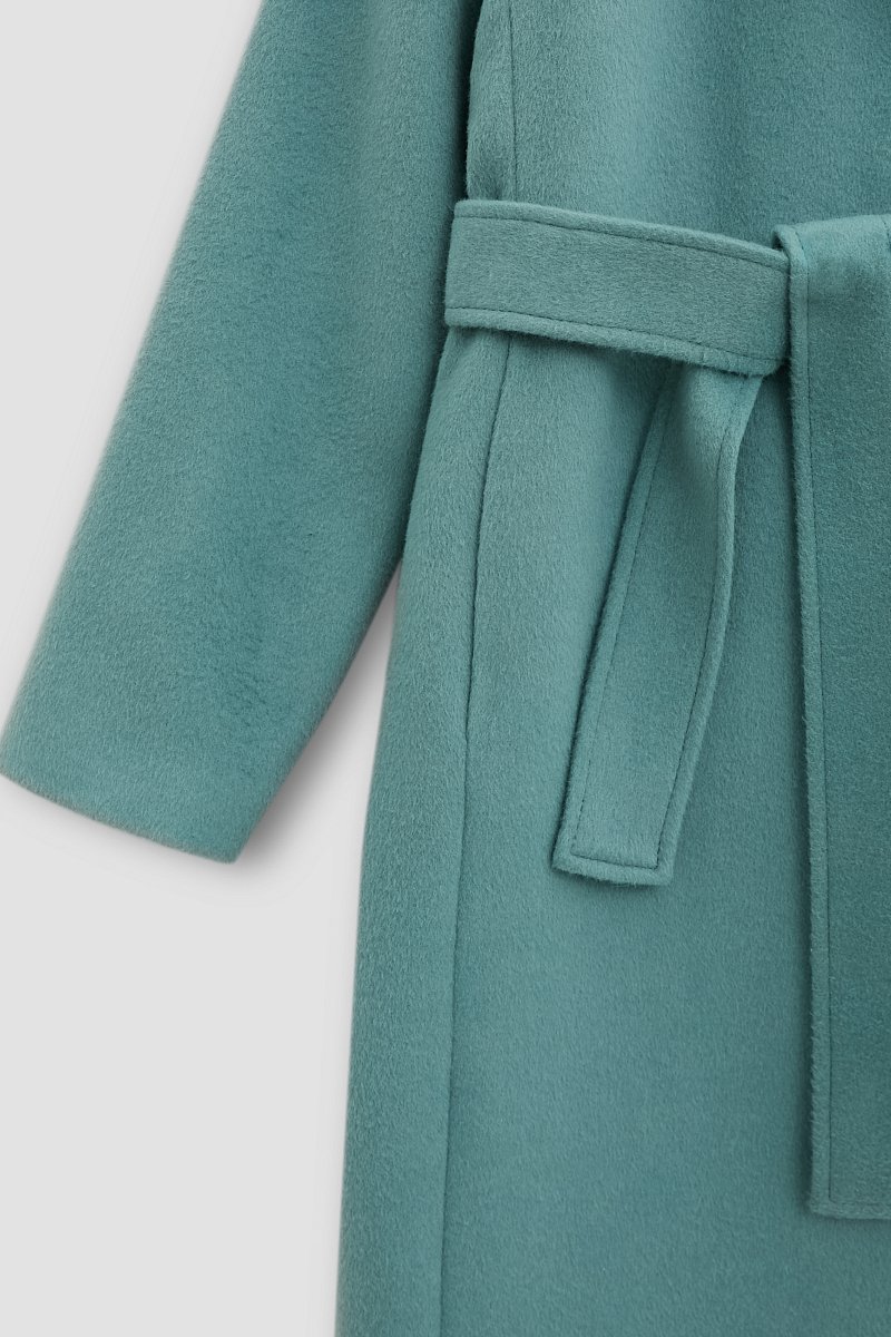 Пальто oversize силуэта с шерстью, Модель FBD11034, Фото №10