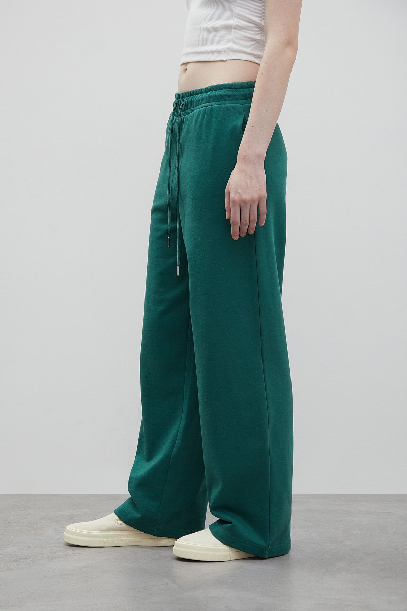 Трикотажные брюки-клеш, Модель FBD110161, Фото №3