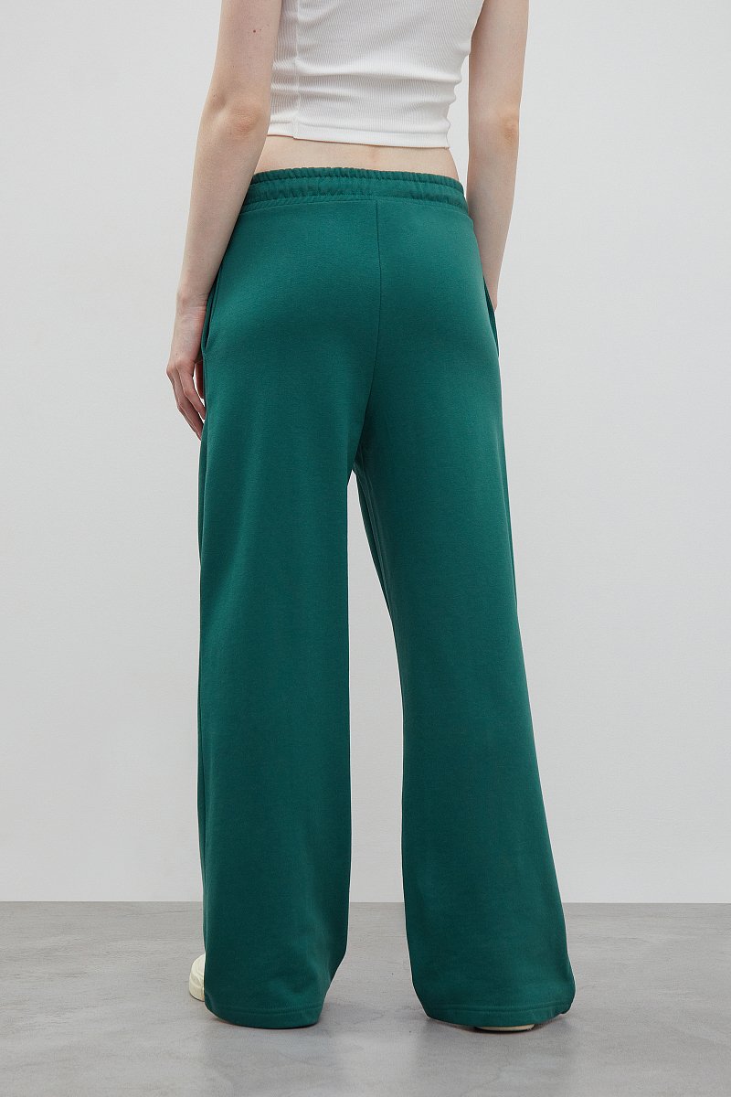 Трикотажные брюки-клеш, Модель FBD110161, Фото №4
