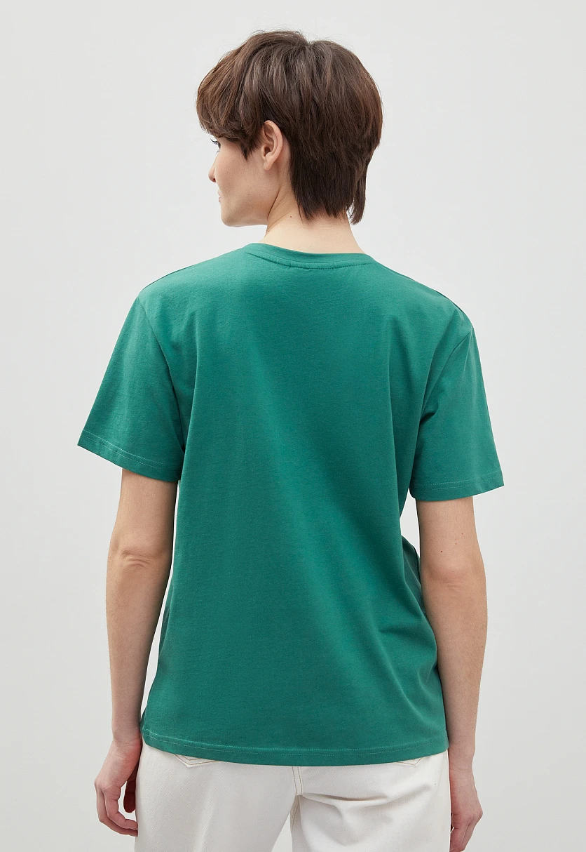 Футболка oversize силуэта с принтом, Модель FBD110220, Фото №5