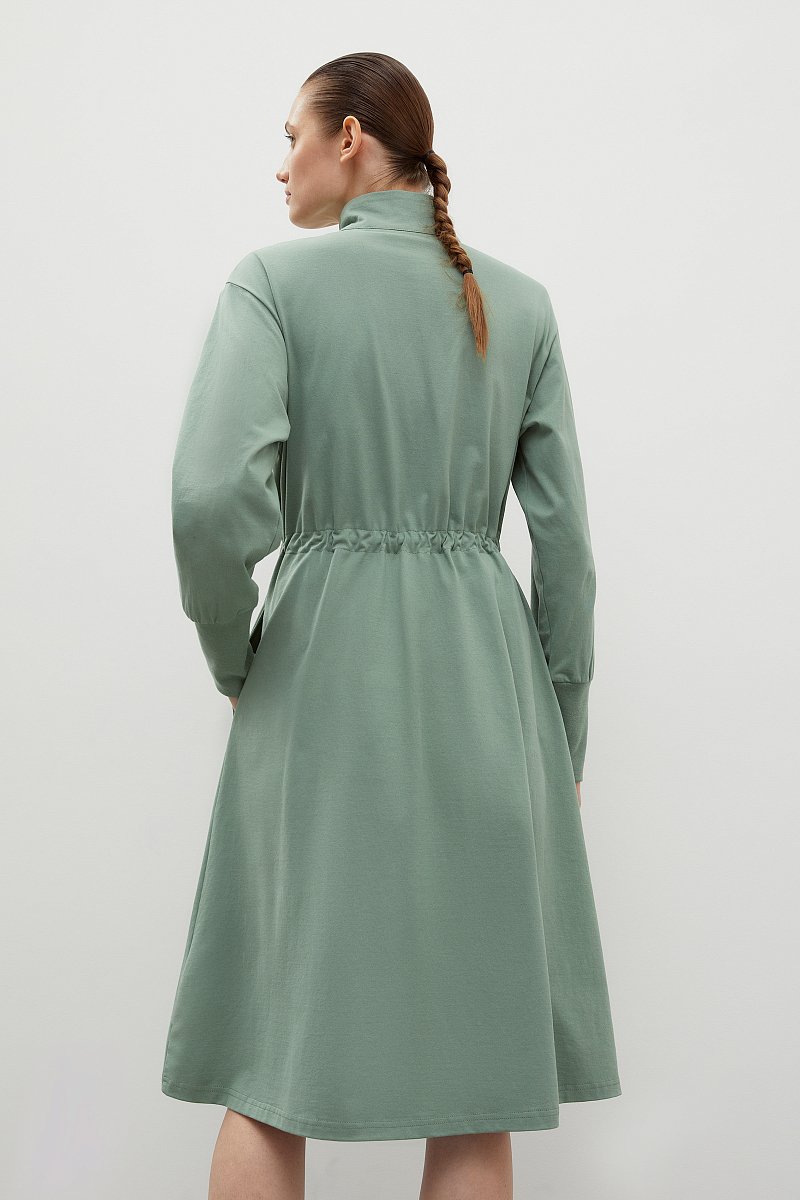 Платье из хлопка с молнией, Модель FBD110186, Фото №5