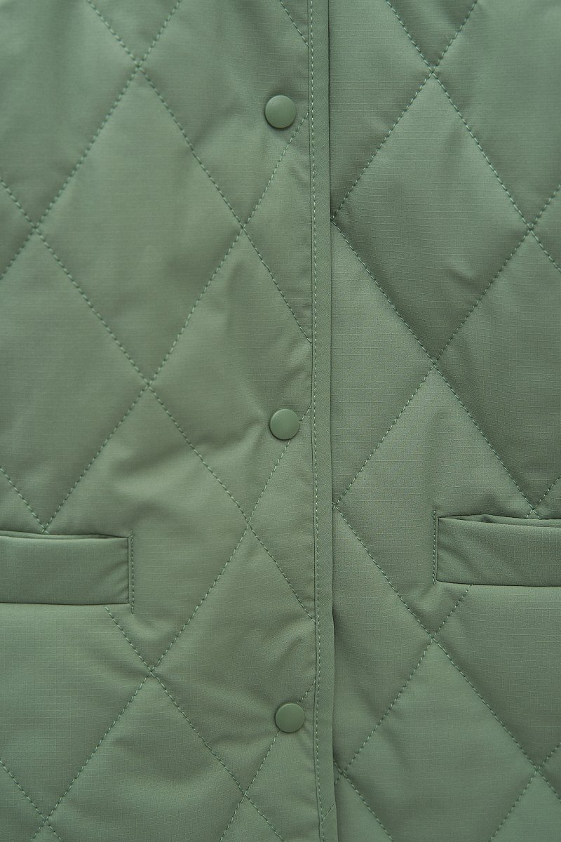 Стеганая куртка с карманами, Модель FBD11046, Фото №6