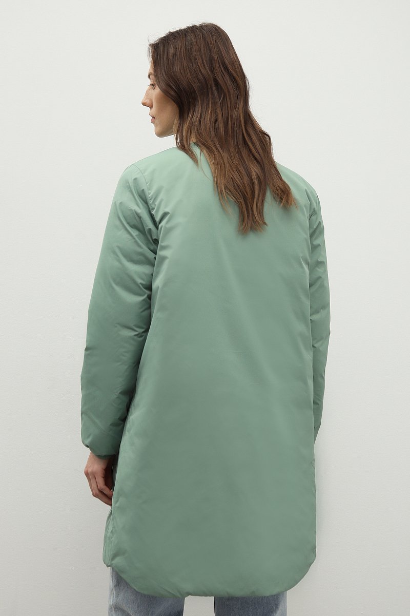 Утепленное пальто силуэта oversize, Модель FBD11079, Фото №5