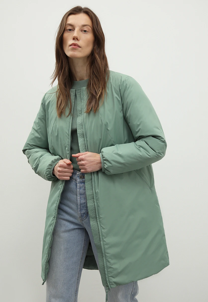 Утепленное пальто силуэта oversize, Модель FBD11079, Фото №1