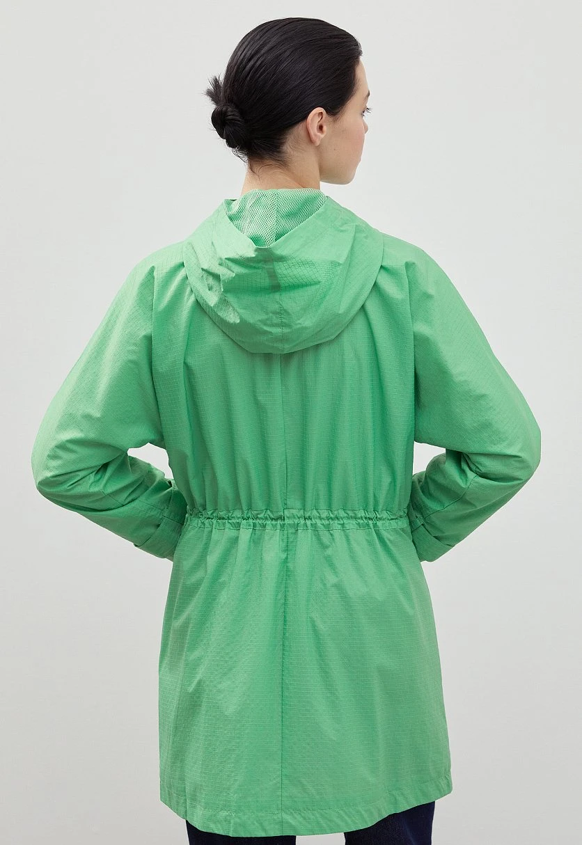 Укороченный плащ с капюшоном, Модель FBD11042, Фото №5