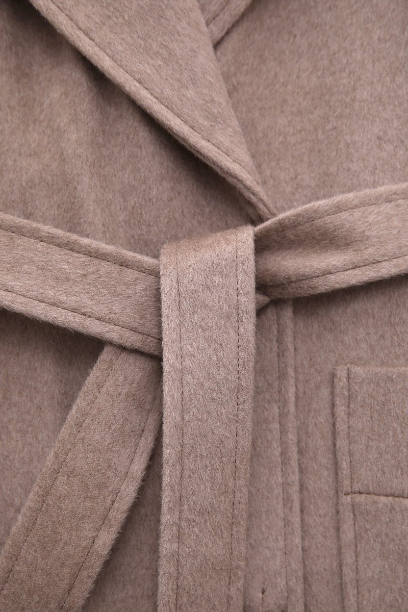 Пальто-халат с добавлением шерсти, Модель FBD11018, Фото №6