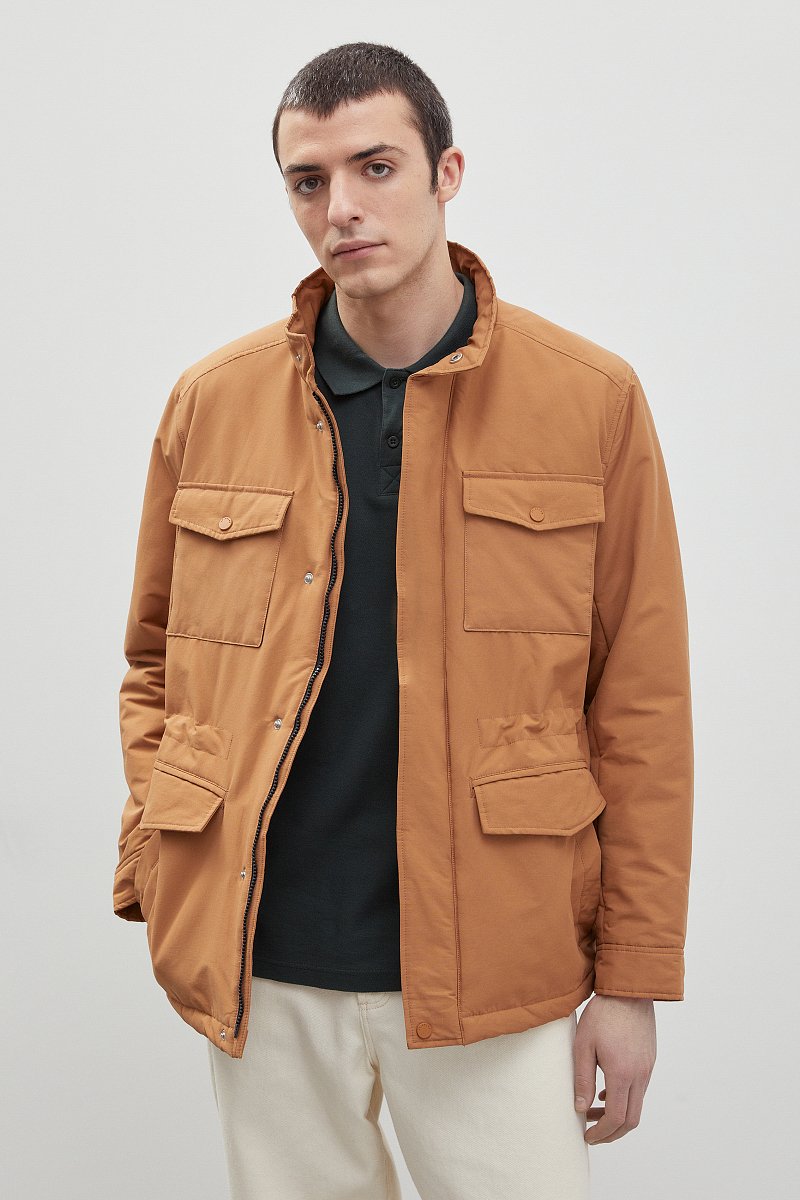 Утепленная куртка с карманами, Модель FBD21001, Фото №1