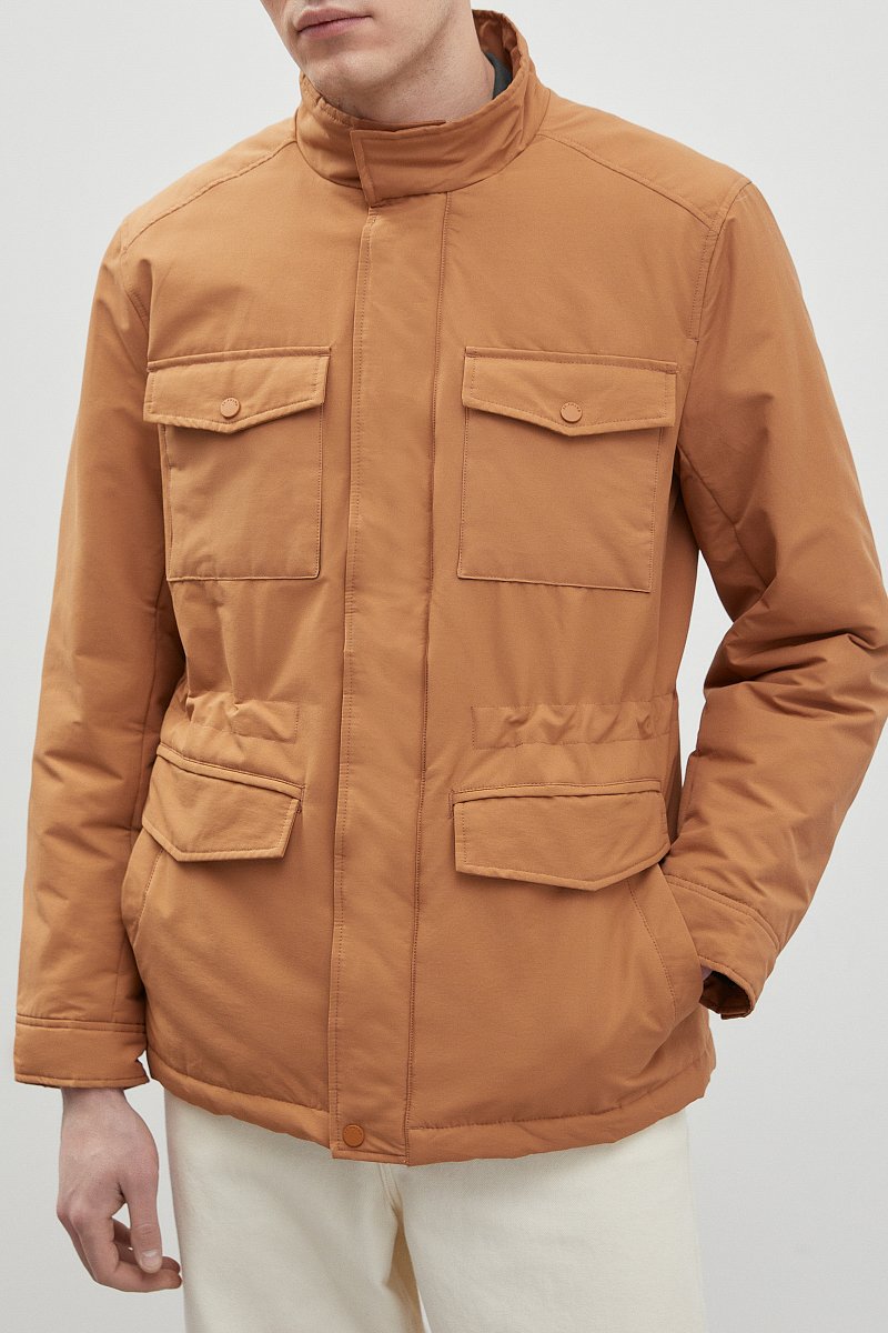 Утепленная куртка с карманами, Модель FBD21001, Фото №3