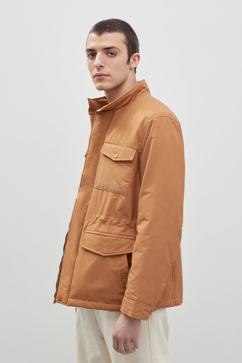 Утепленная куртка с карманами, Модель FBD21001, Фото №4