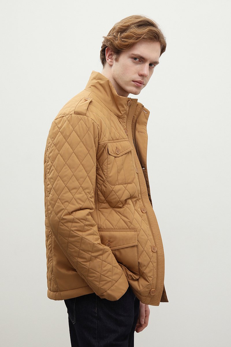 Стеганая куртка с карманами, Модель FBD210145, Фото №4