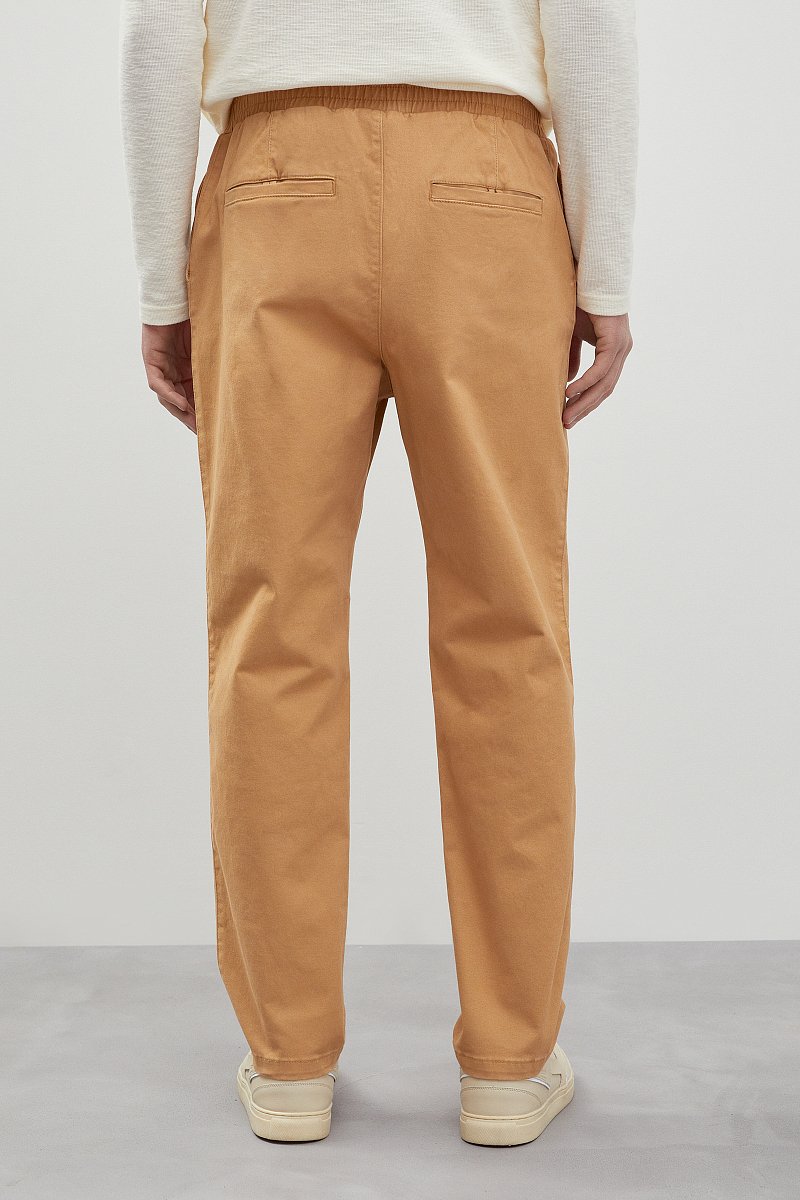 Прямые брюки из хлопка, Модель FBD210143, Фото №4