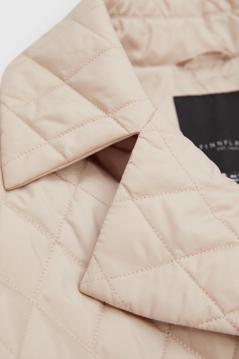 Стеганое утепленное пальто с поясом, Модель FBD11008, Фото №6