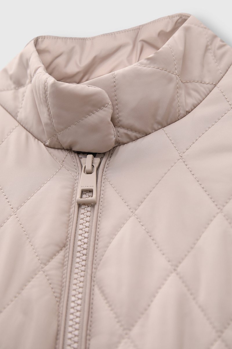 Стеганое пальто в длине миди, Модель FBD11011, Фото №6