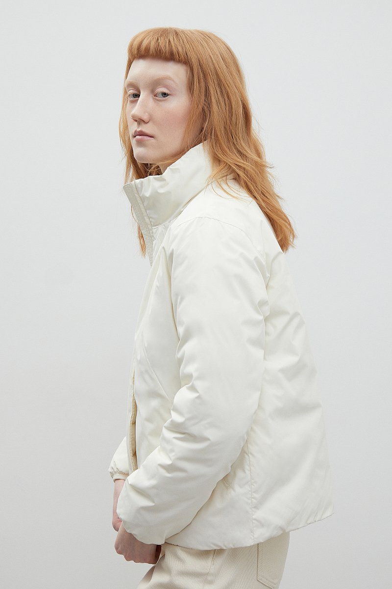 Стеганая куртка с карманами, Модель FBD11078, Фото №4