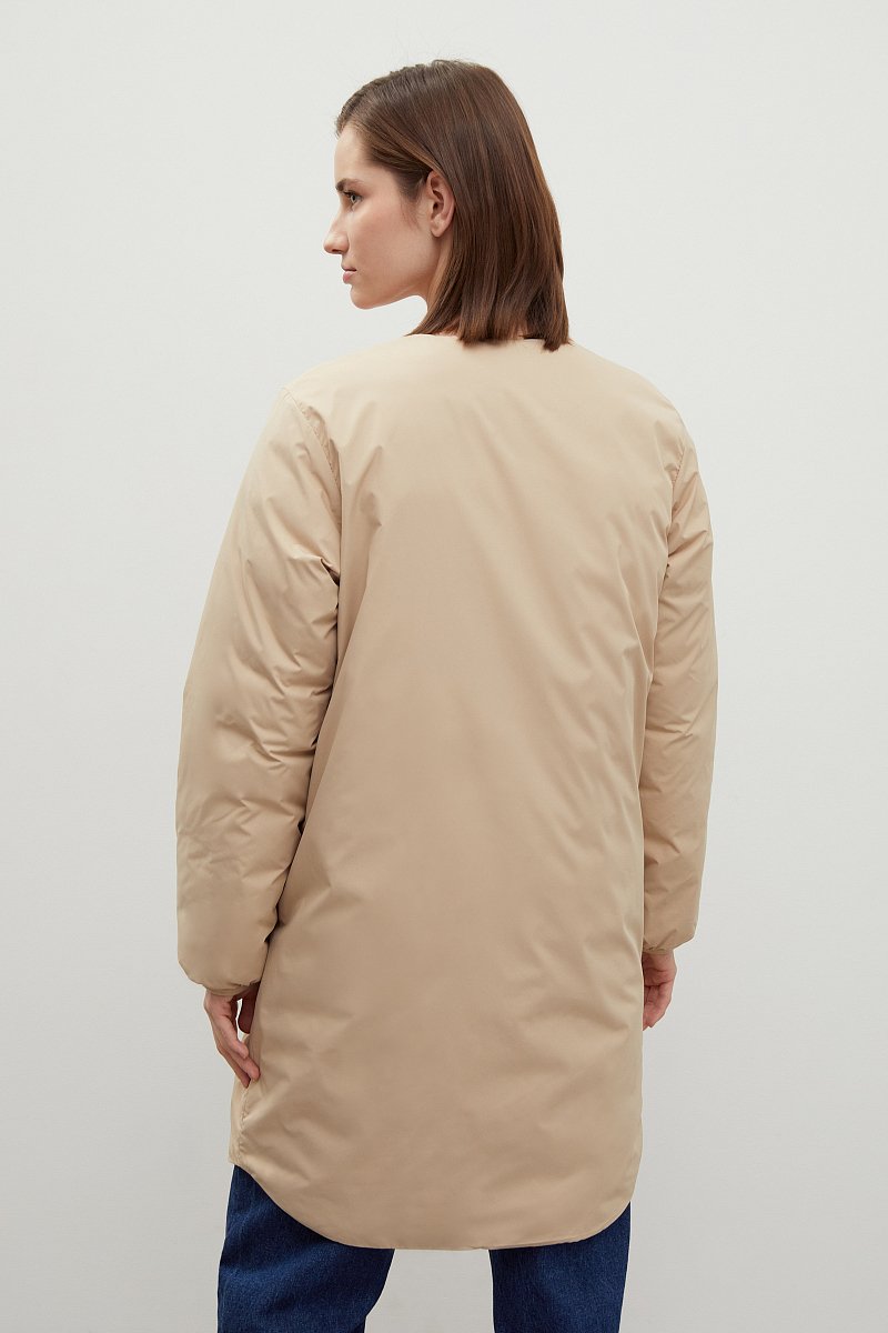 Утепленное пальто силуэта oversize, Модель FBD11079, Фото №5