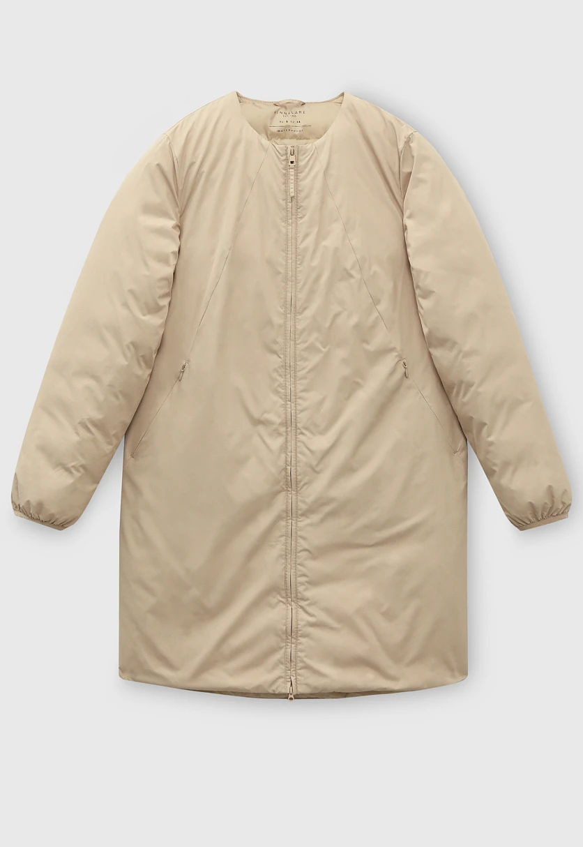 Утепленное пальто силуэта oversize, Модель FBD11079, Фото №8