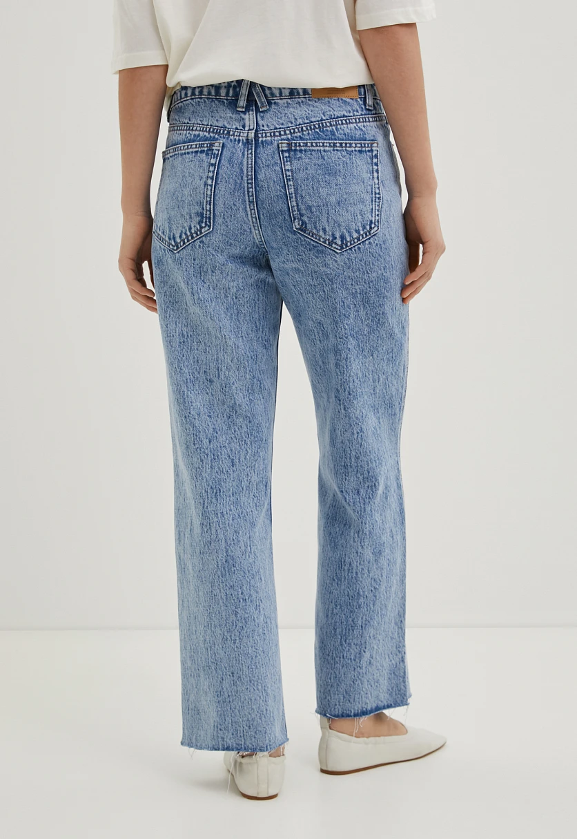 Джинсы straight fit женские, Модель FBE15008, Фото №4