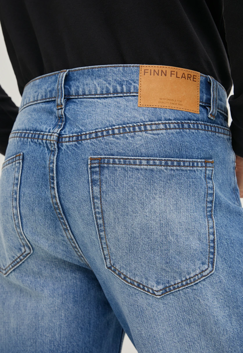 Джинсы straight fit мужские, Модель FBE25002, Фото №5