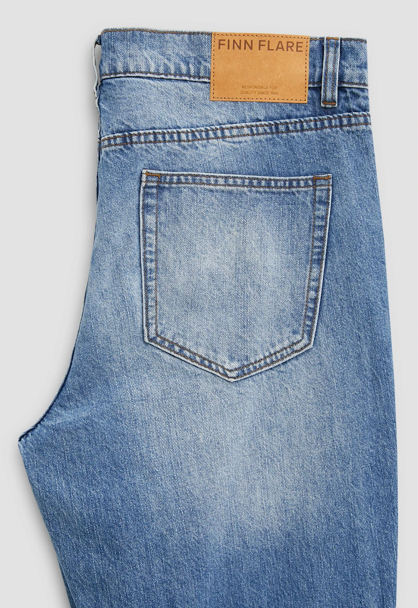 Джинсы straight fit мужские, Модель FBE25002, Фото №6