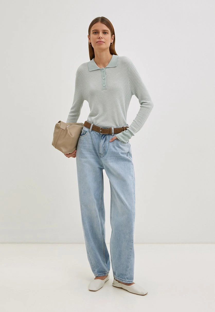 Джинсы loose fit женские, Модель FBE15012, Фото №1