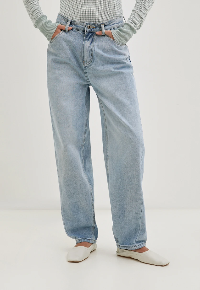 Джинсы loose fit женские, Модель FBE15012, Фото №2