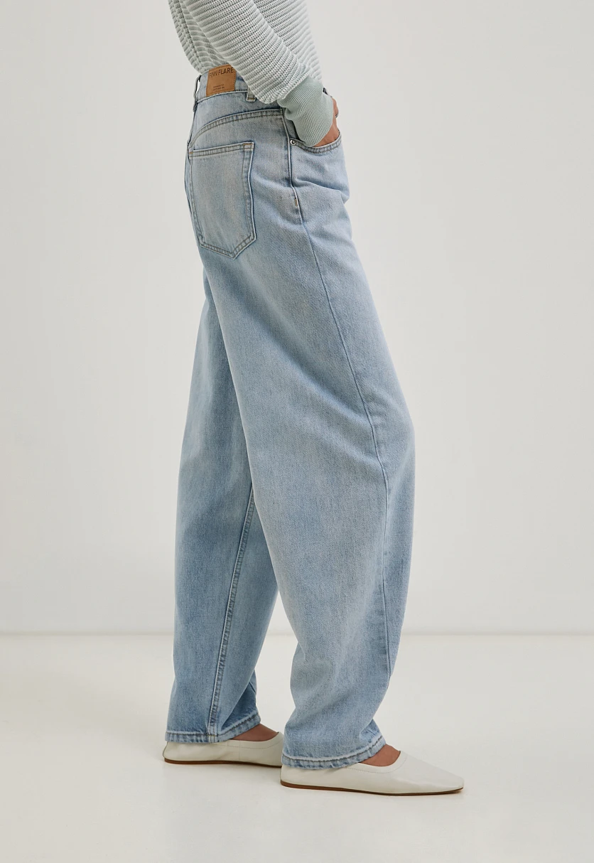 Джинсы loose fit женские, Модель FBE15012, Фото №3