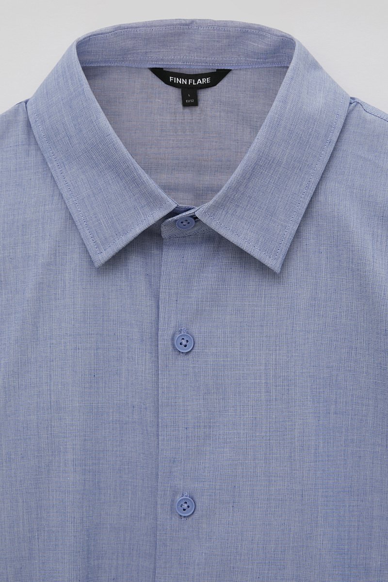 Рубашка с коротким рукавом из хлопка, Модель FBE210100, Фото №7