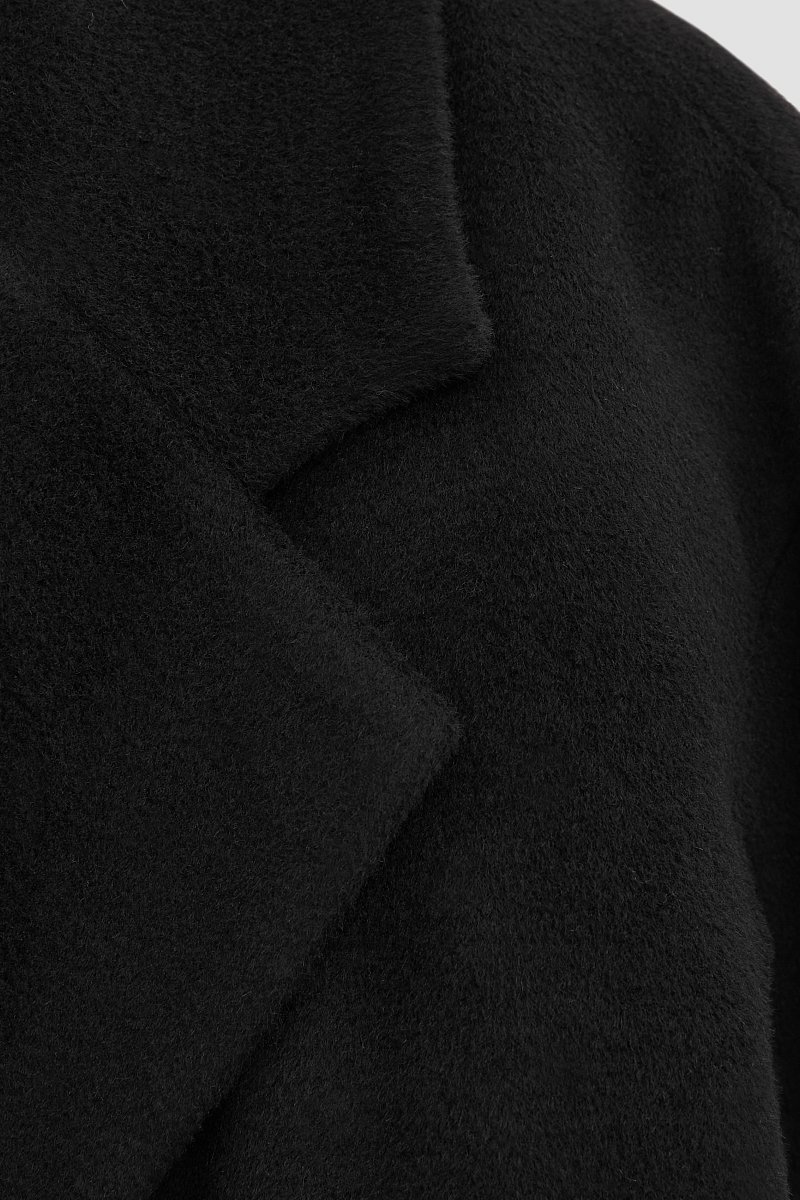 Пальто из шерсти с широкими плечами, Модель FBE110180, Фото №10