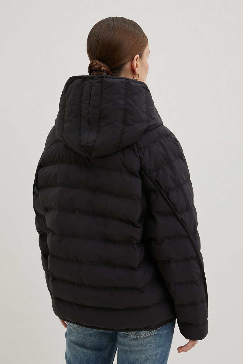 Стеганая куртка с капюшоном, Модель FBE11095, Фото №5