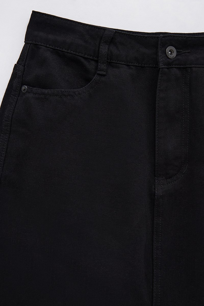 Джинсовая юбка-карандаш, Модель FBE15015, Фото №7