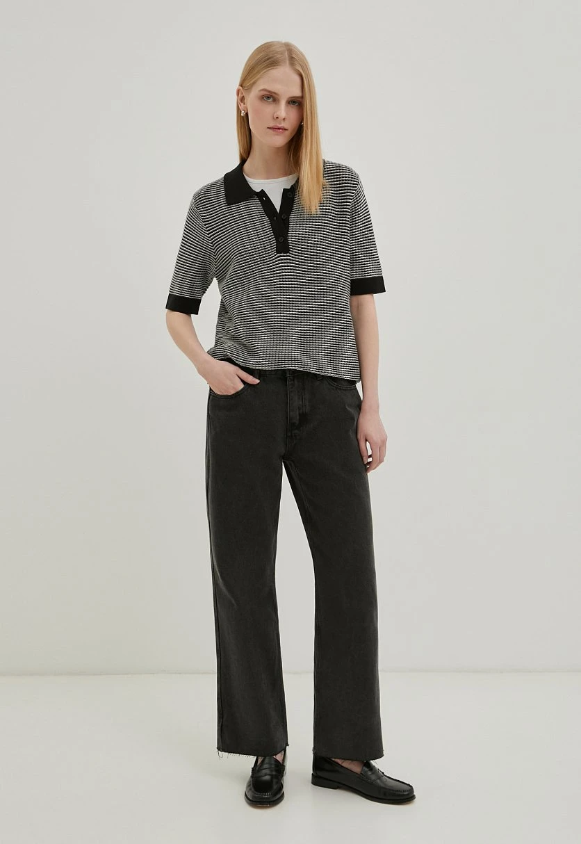 Джинсы straight fit женские, Модель FBE15008, Фото №1