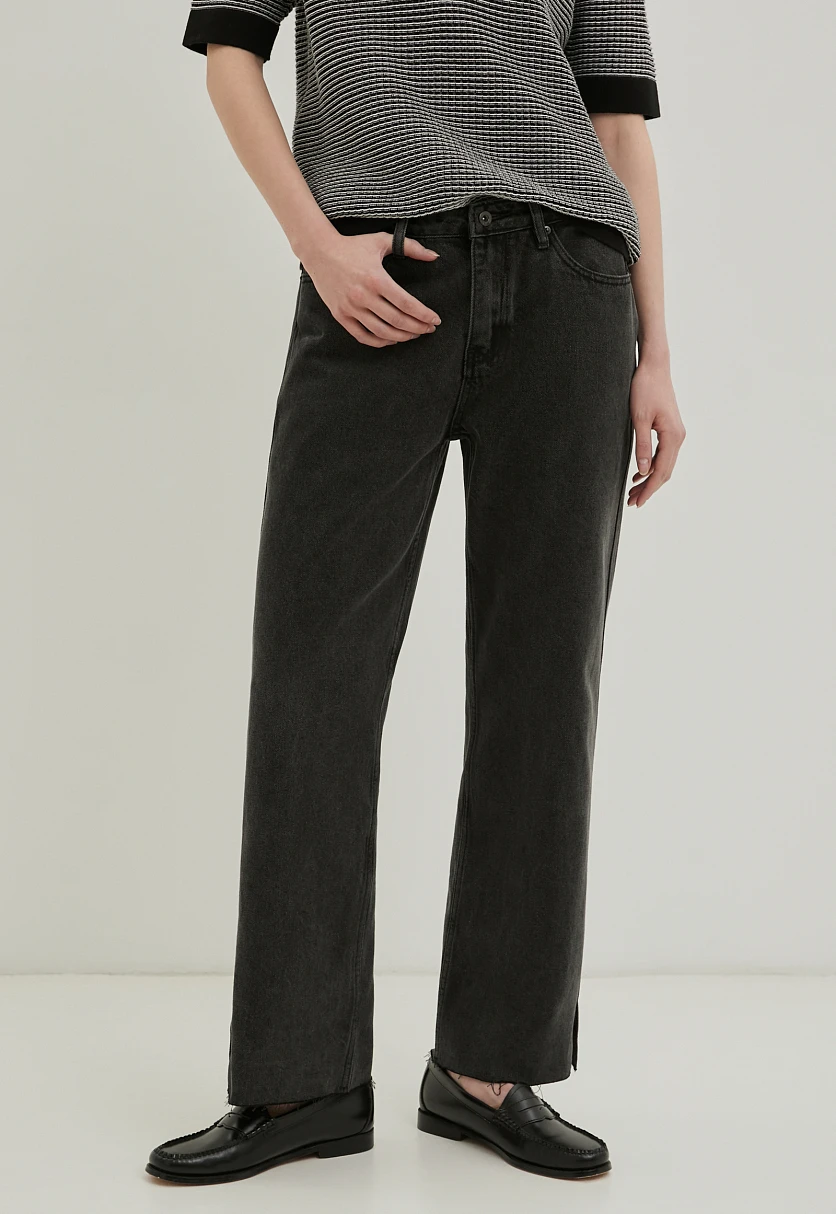 Джинсы straight fit женские, Модель FBE15008, Фото №2