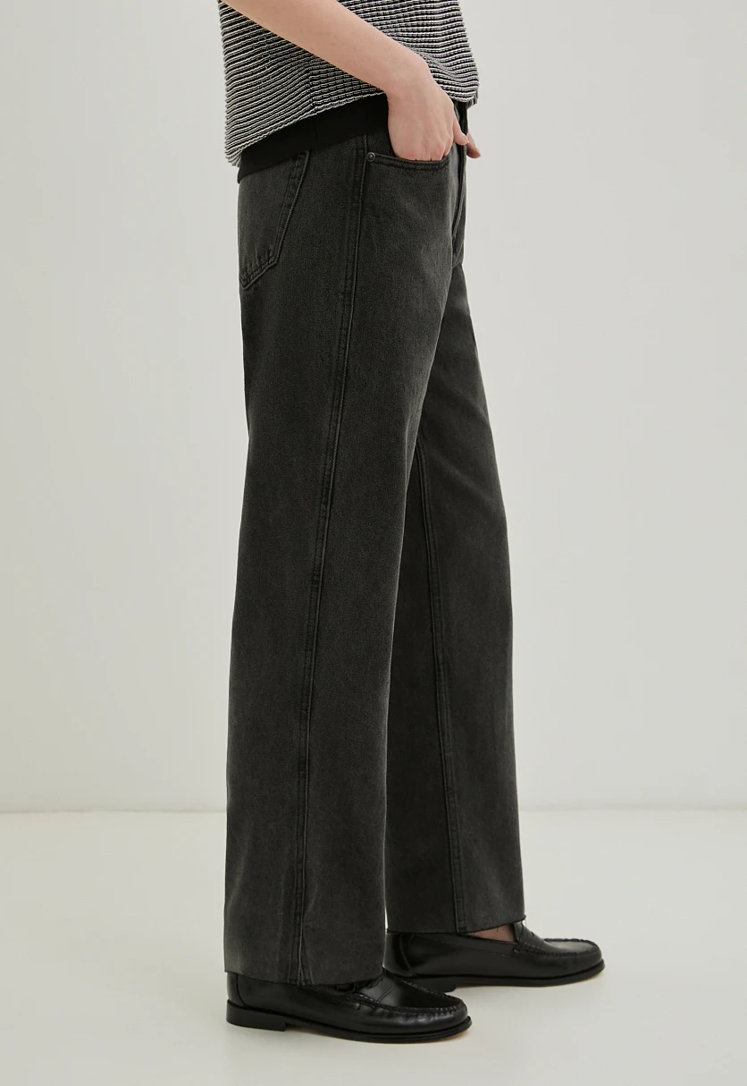 Джинсы straight fit женские, Модель FBE15008, Фото №3
