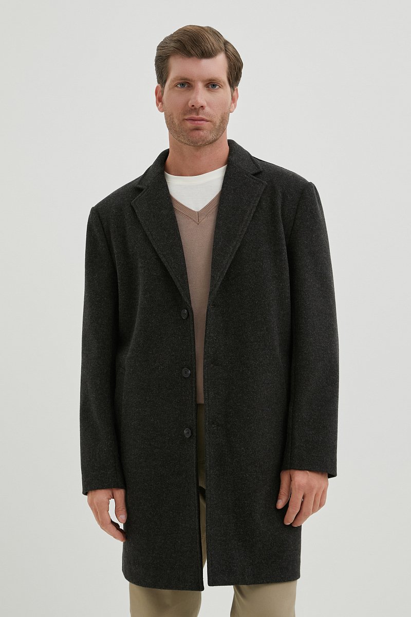 Пальто мужское, Модель FBE21097, Фото №1