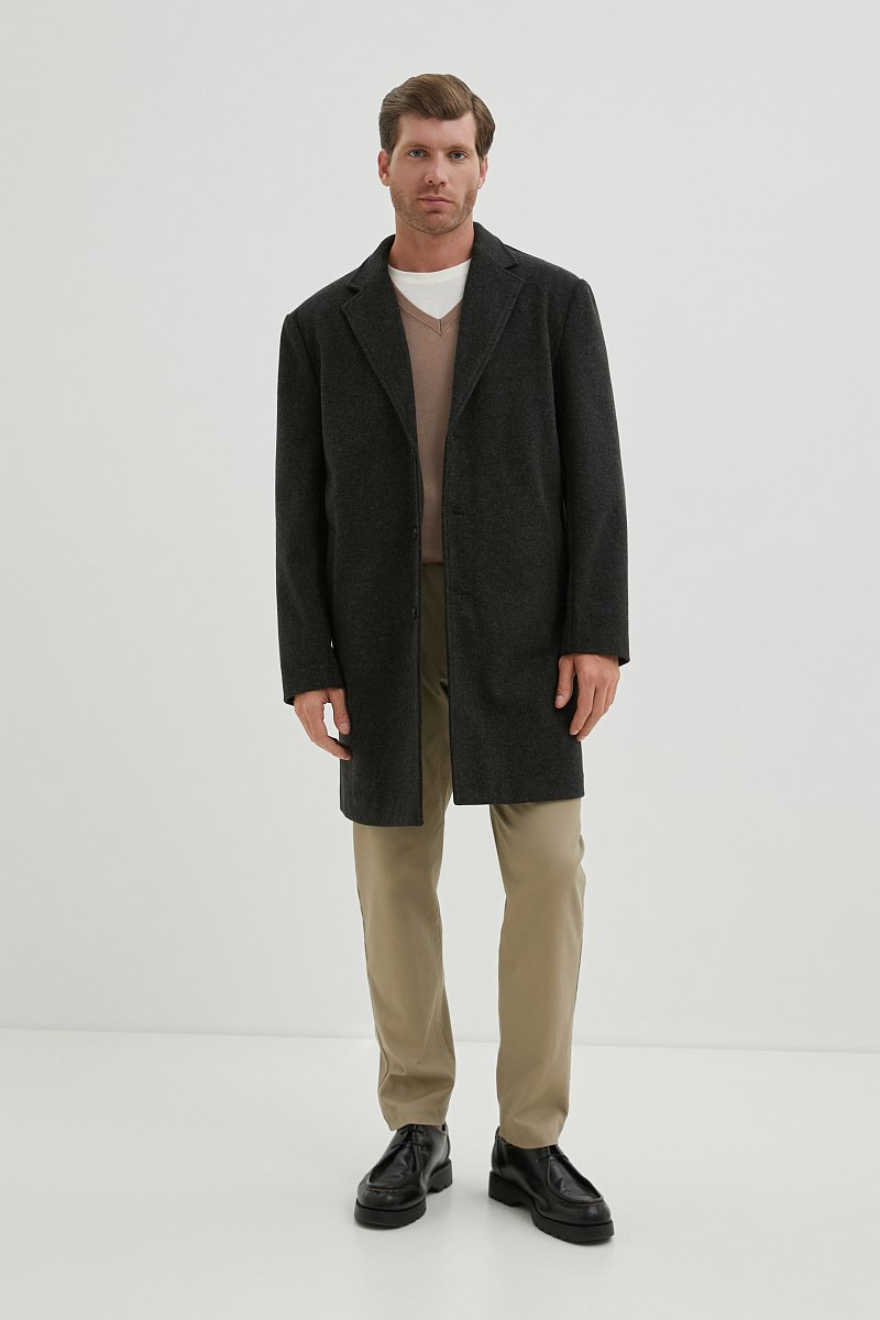 Пальто мужское, Модель FBE21097, Фото №2