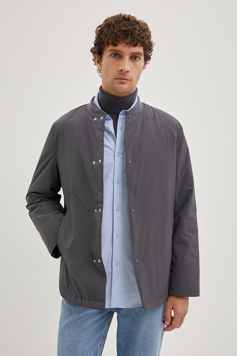 Куртка утепленная с воротником-стойкой, Модель FBE21031, Фото №1