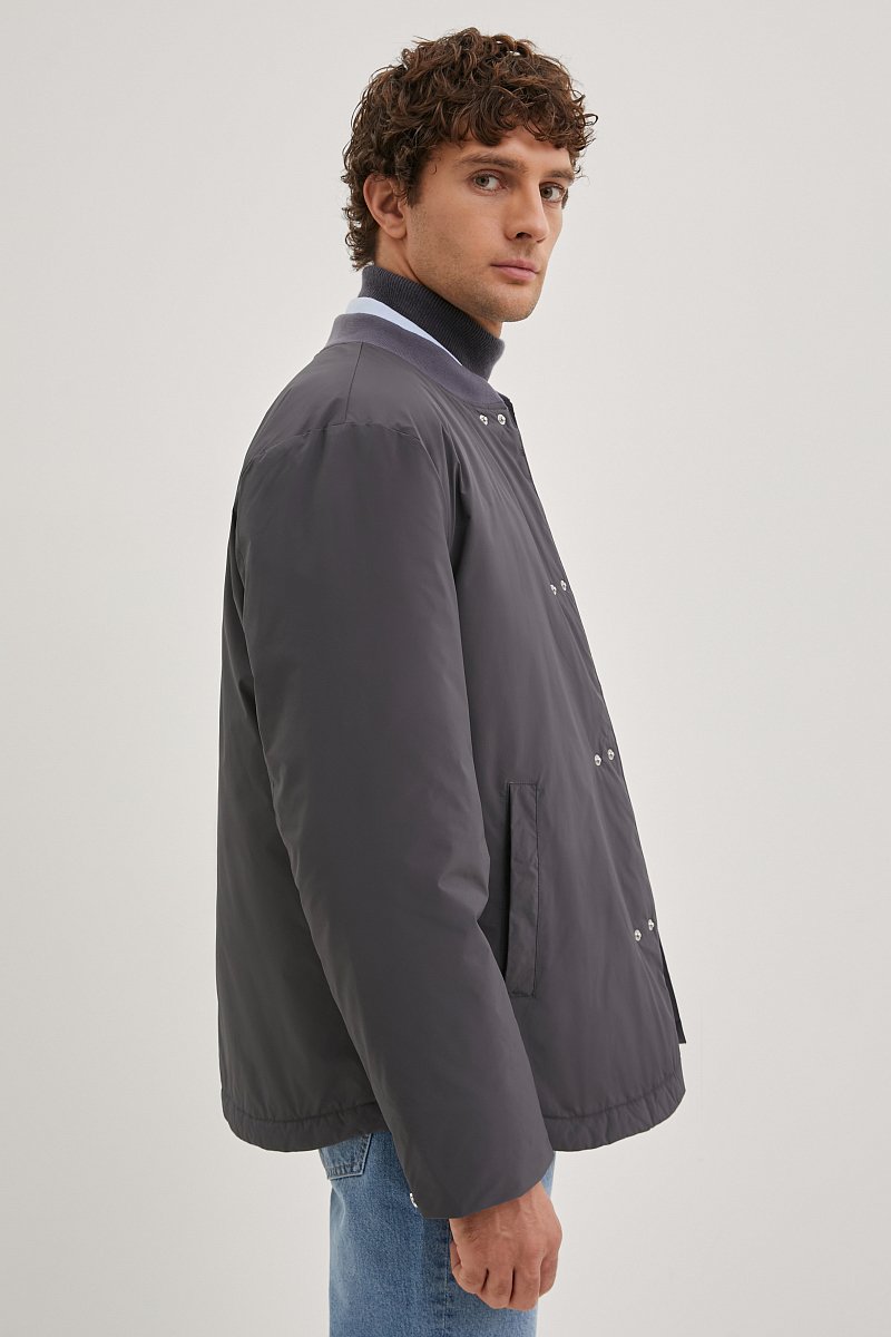 Куртка утепленная с воротником-стойкой, Модель FBE21031, Фото №4
