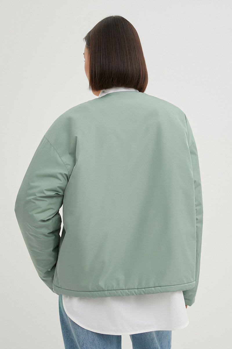 Утепленная куртка с карманами, Модель FBE11086, Фото №5