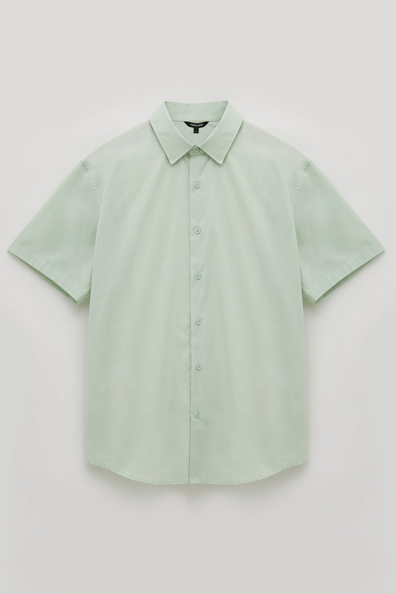Рубашка с коротким рукавом из хлопка, Модель FBE210100, Фото №8