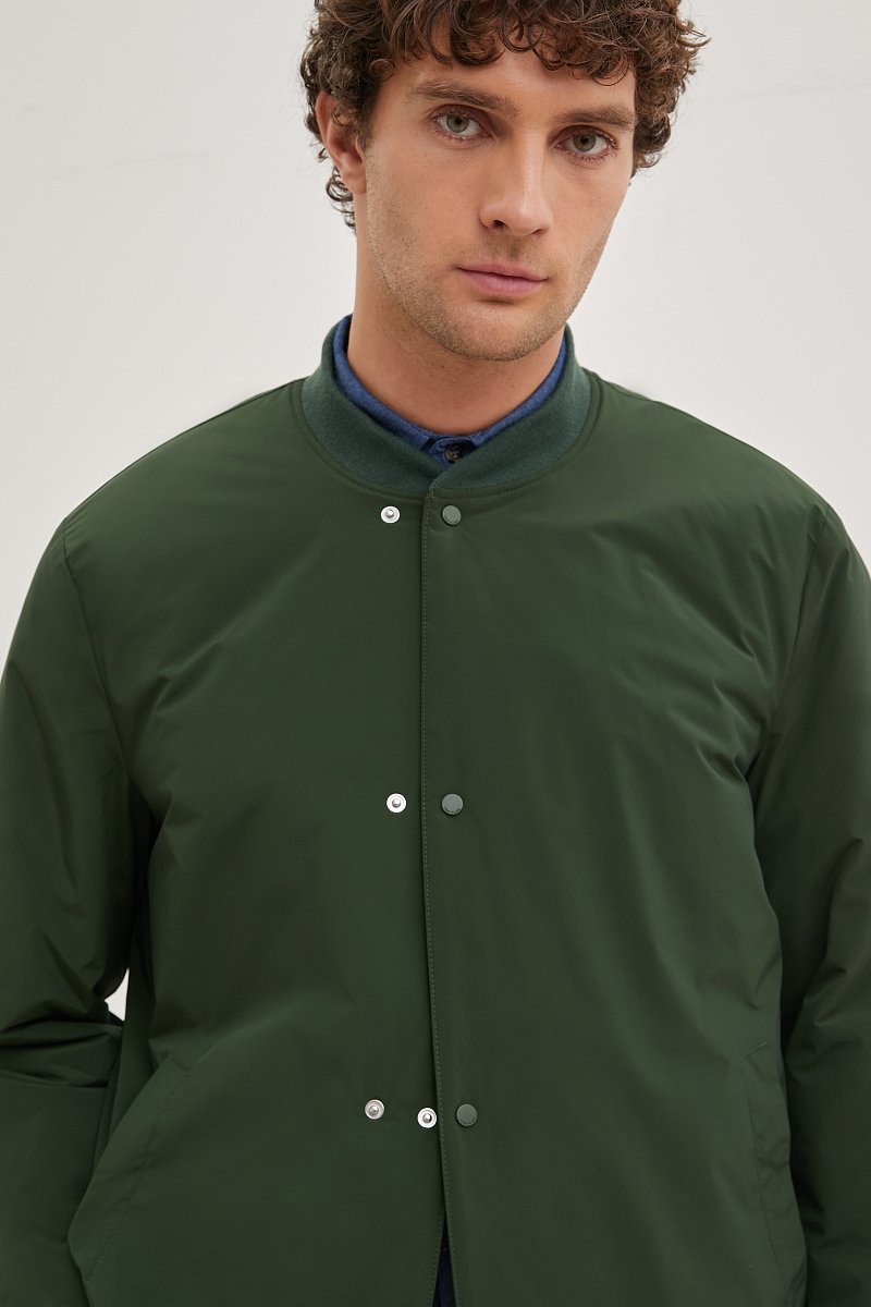 Куртка утепленная с воротником-стойкой, Модель FBE21031, Фото №3