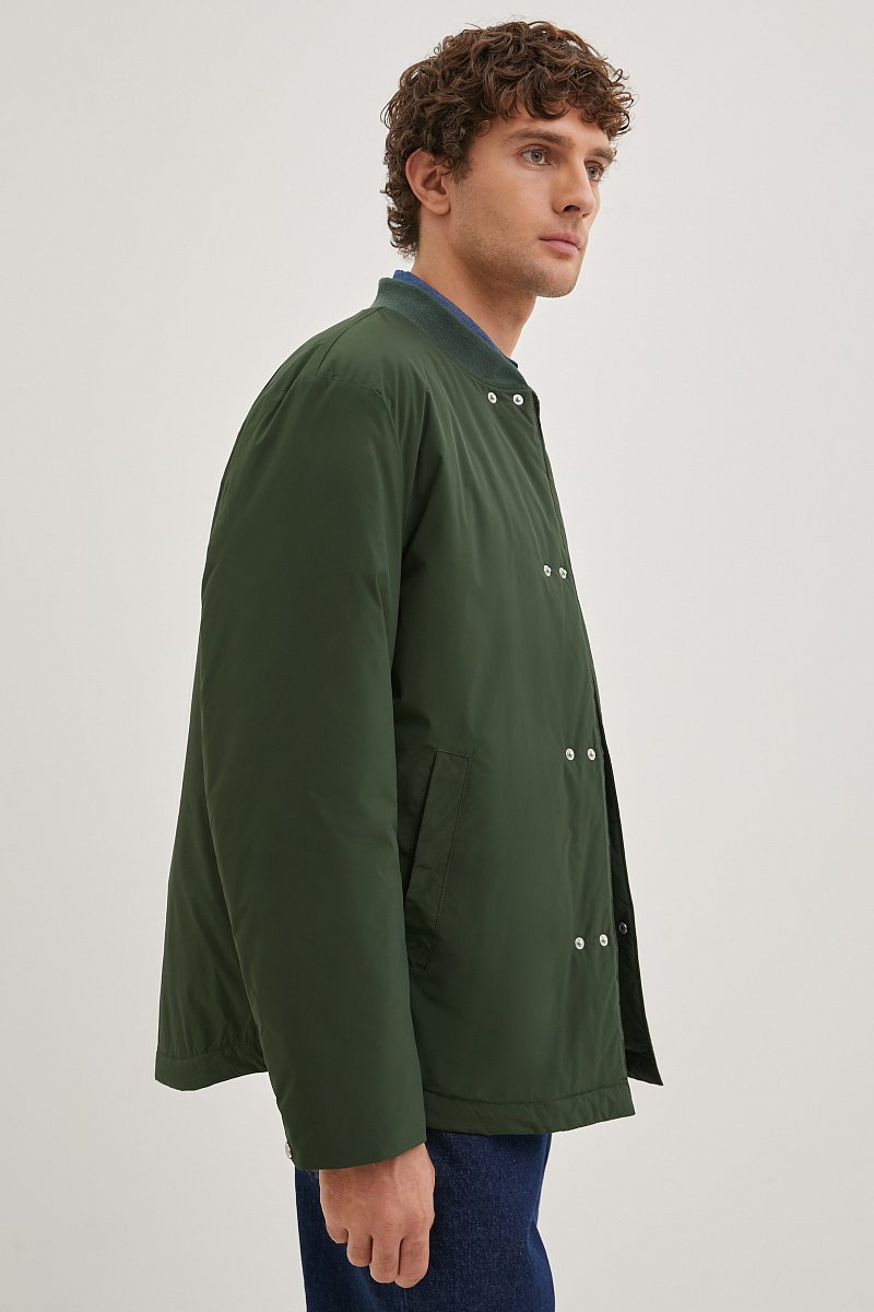 Куртка утепленная с воротником-стойкой, Модель FBE21031, Фото №4