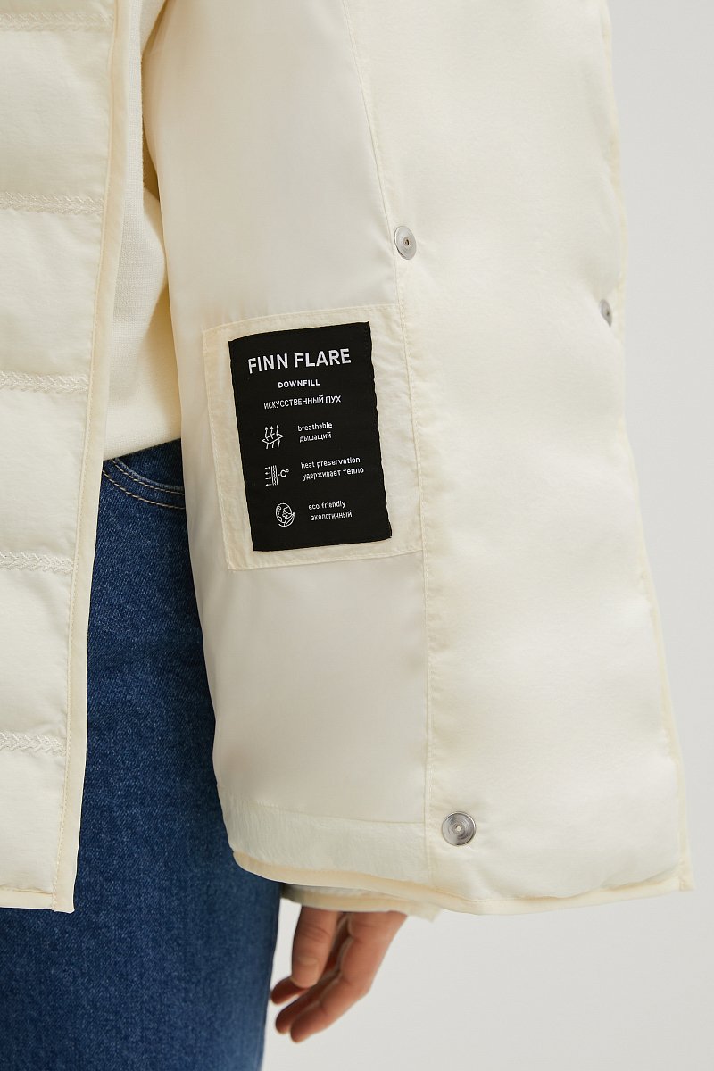 Стеганая куртка с капюшоном, Модель FBE11095, Фото №7