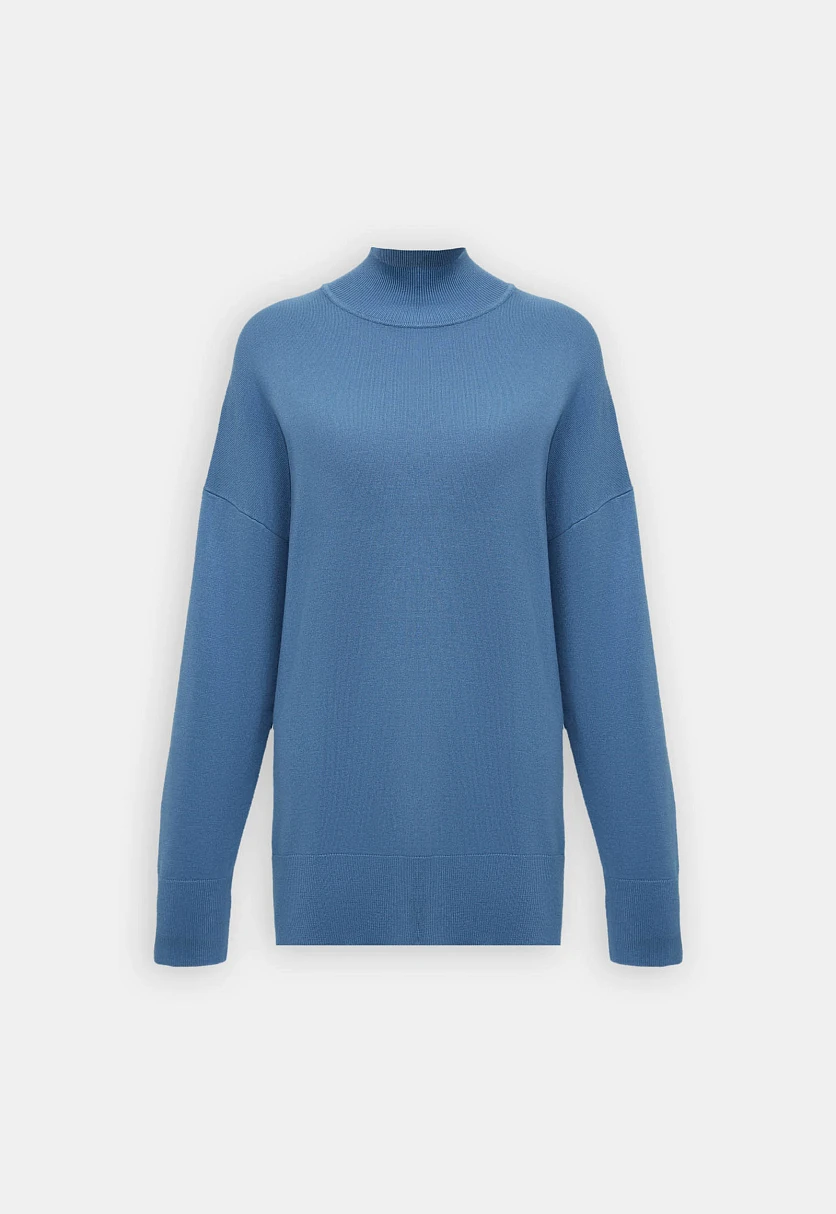 Джемпер с воротником-стойкой и спущенным плечом, Модель FBF11120, Фото №7